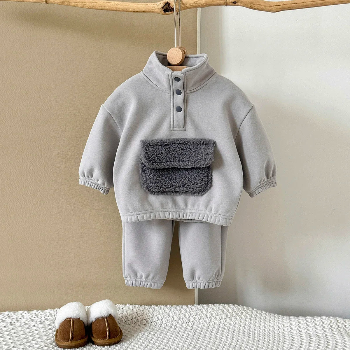 חליפה 2 חלקים דגם כיס