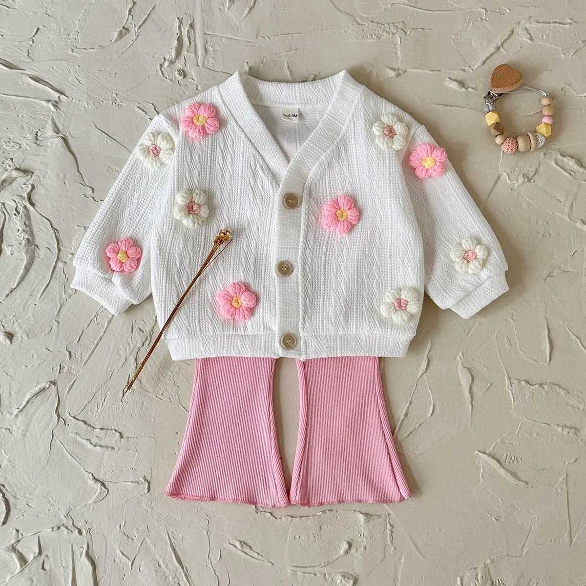 סט בנות פירחוני