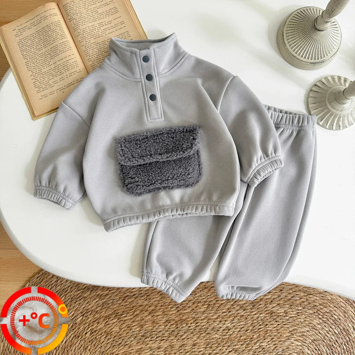 חליפה 2 חלקים דגם כיס