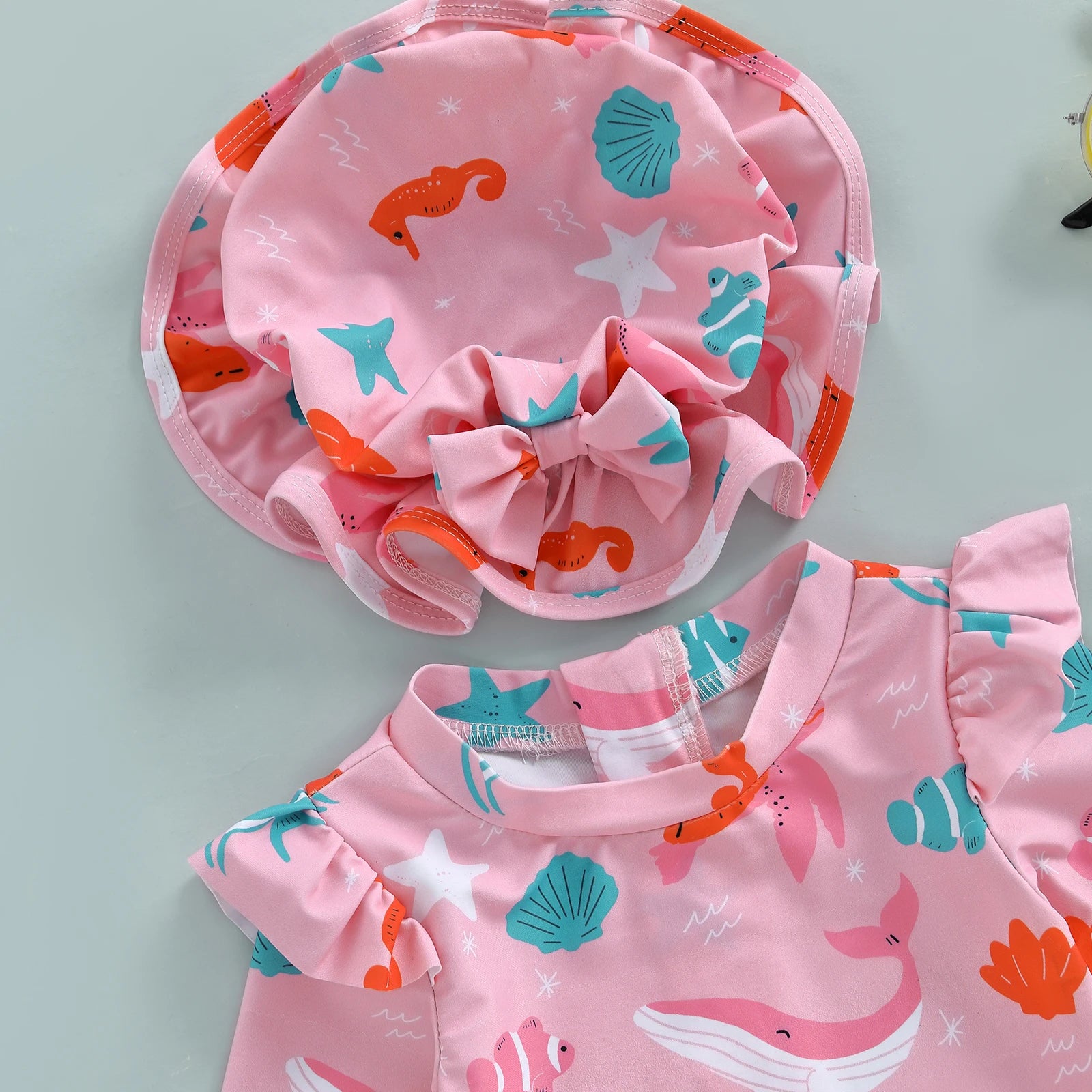 בגד ים מעוצב עם שרוולים- אסתר