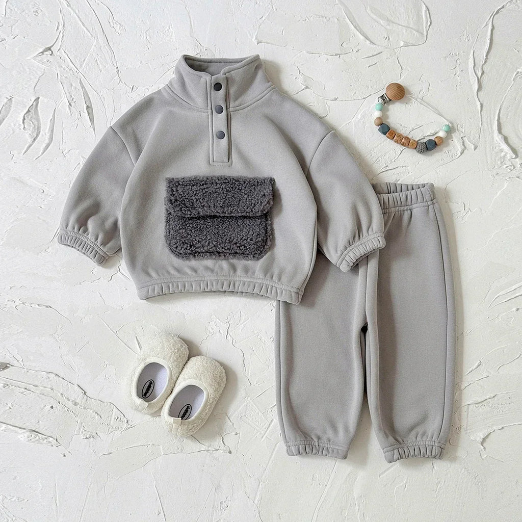 חליפה 2 חלקים דגם כיס