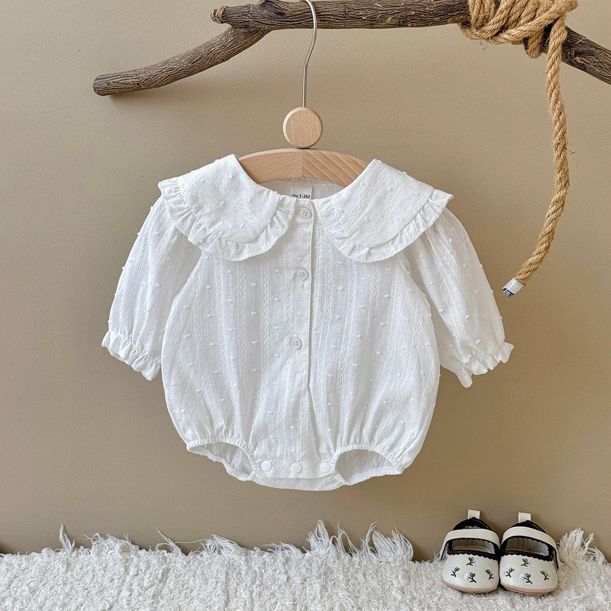 בגד גוף חגיגי כותנה-עינב