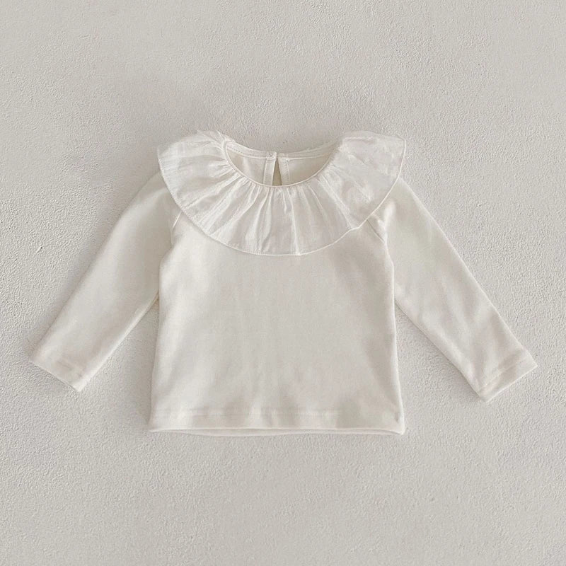 חולצת צווארון מעוצבת-בנות