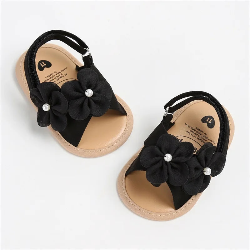 סנדלי קיץ-פרח