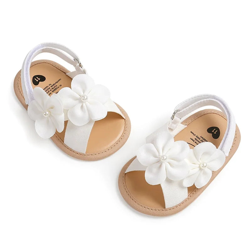 סנדלי קיץ-פרח