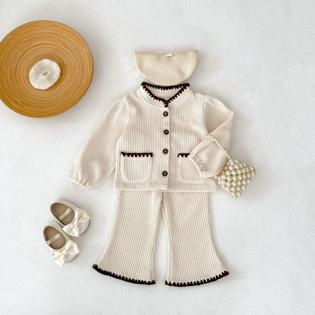 סט קורדורוי מעוצב בנות