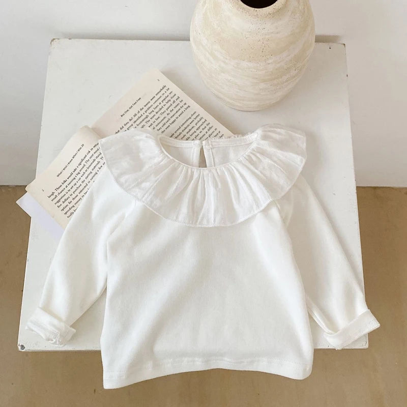 חולצת צווארון מעוצבת-בנות