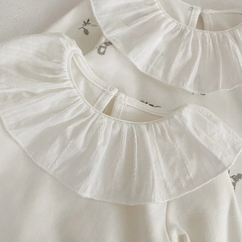 חולצת צווארון מעוצבת-בנות