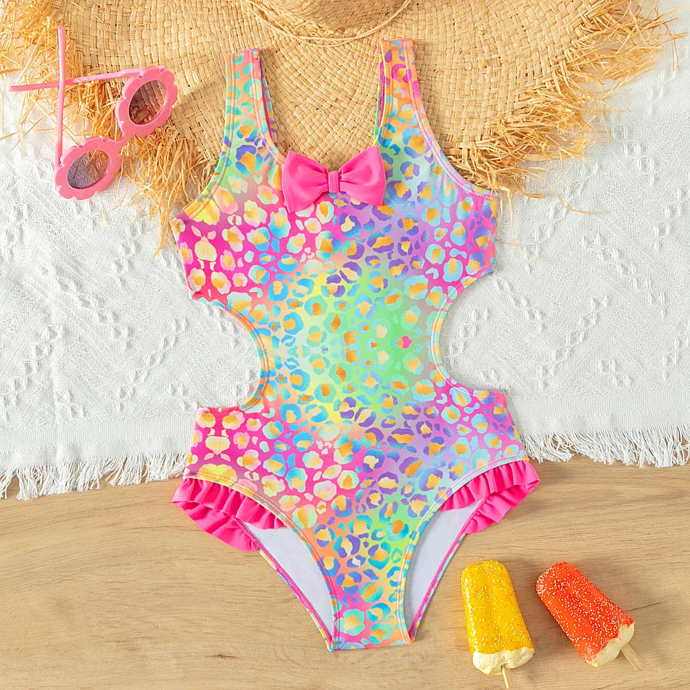 בגד ים מעוצב עם פפיון-קשת